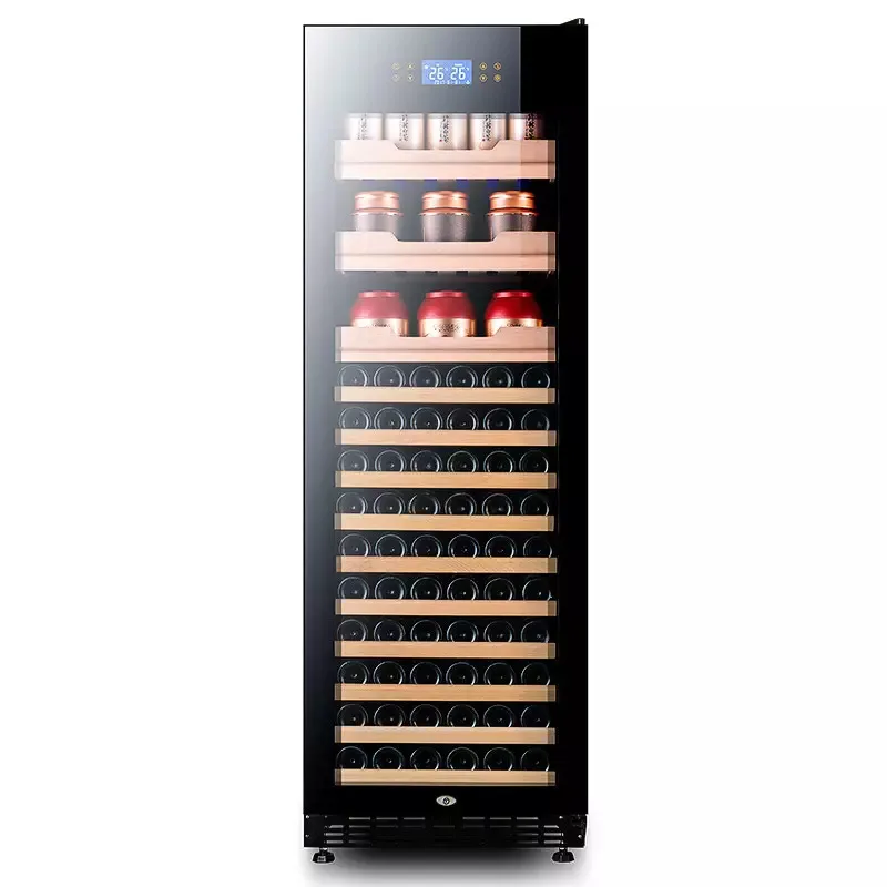 VANACE 600mm Outdoor Under Counter Dual Zone Double Wall Electronic Ice Mini Fridge Wine Cooler