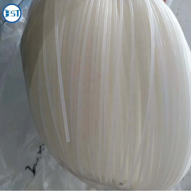 China manufacturer direct 3mm 4mm 5mm plastic rod PVDF strips PVDF welding rod with plastic spool