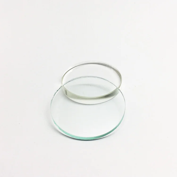 Customized Cutting Small Size Round circle clear Tempered Borosilicate Sight Glass