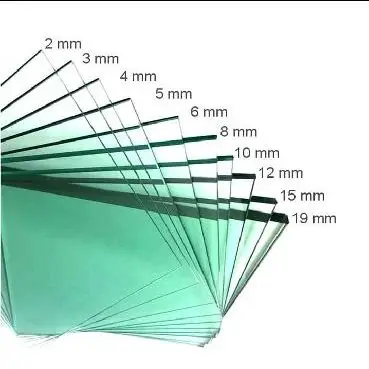 China Factory 2mm 3mm 4mm 5mm 6mm 8mm 10mm 12mm 15mm 19mm Thick Clear Float Glass Price