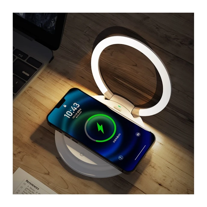 Flexi New Design 3in1 Night Light Wireless Charger Opp Bag CE Technology Mobile Phone Wireless Charging Qi Wireless 1 X USB 15W