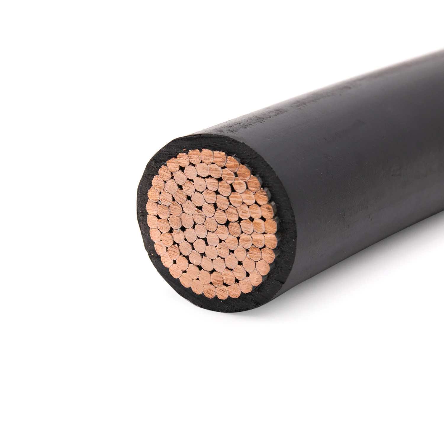 Size 4 AWG 600 volts strand conductor XHHW-2 electric wire