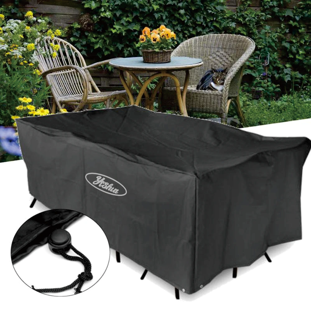 Oxford Weatherproof Rectangular Garden Patio Table Chair Sofa Set Cover Patio Furniture Cover Outdoor