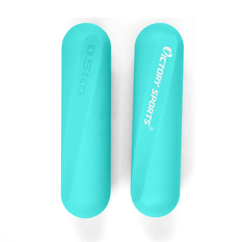 cheap silicone surface iron  Body Rehabilitation 1.1lb-4.4lb small dumbbell set for kids woman