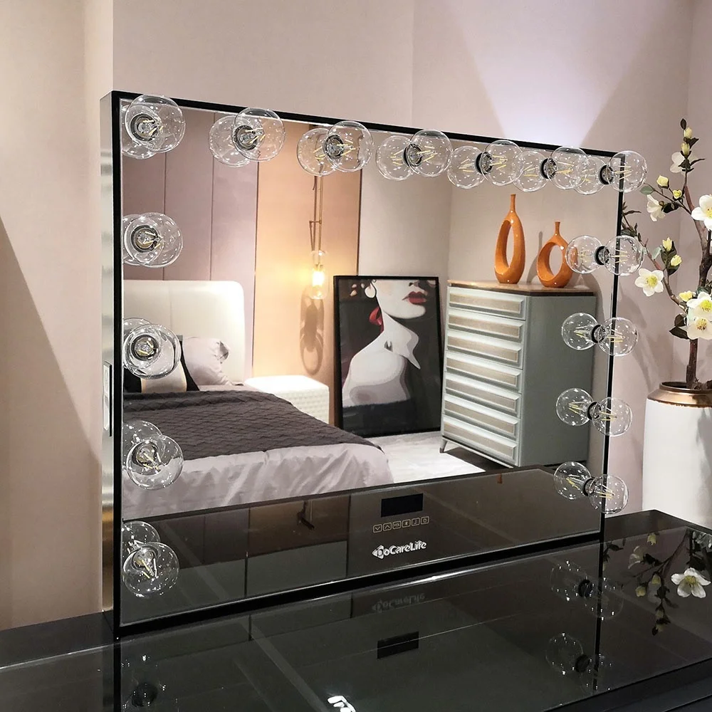  Большие Настольные светодиодные лампы Docarelife для девушек туалетное зеркало в голливудском стиле макияжа с подсветкой индивидуальное косметическое