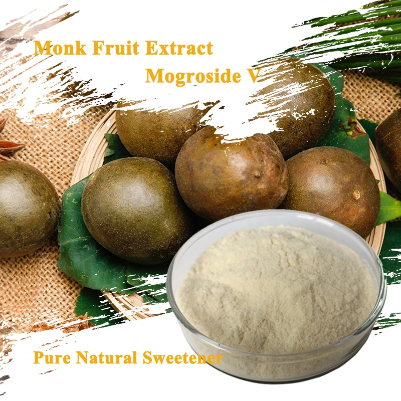Monk Fruit Sweetener 100% Pure Natural Organic Bulk Luo Han Guo Monk Fruit Extract Powder