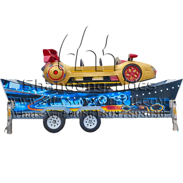 Nice cheap amusement park kids flying car on trailer for playground and carnival