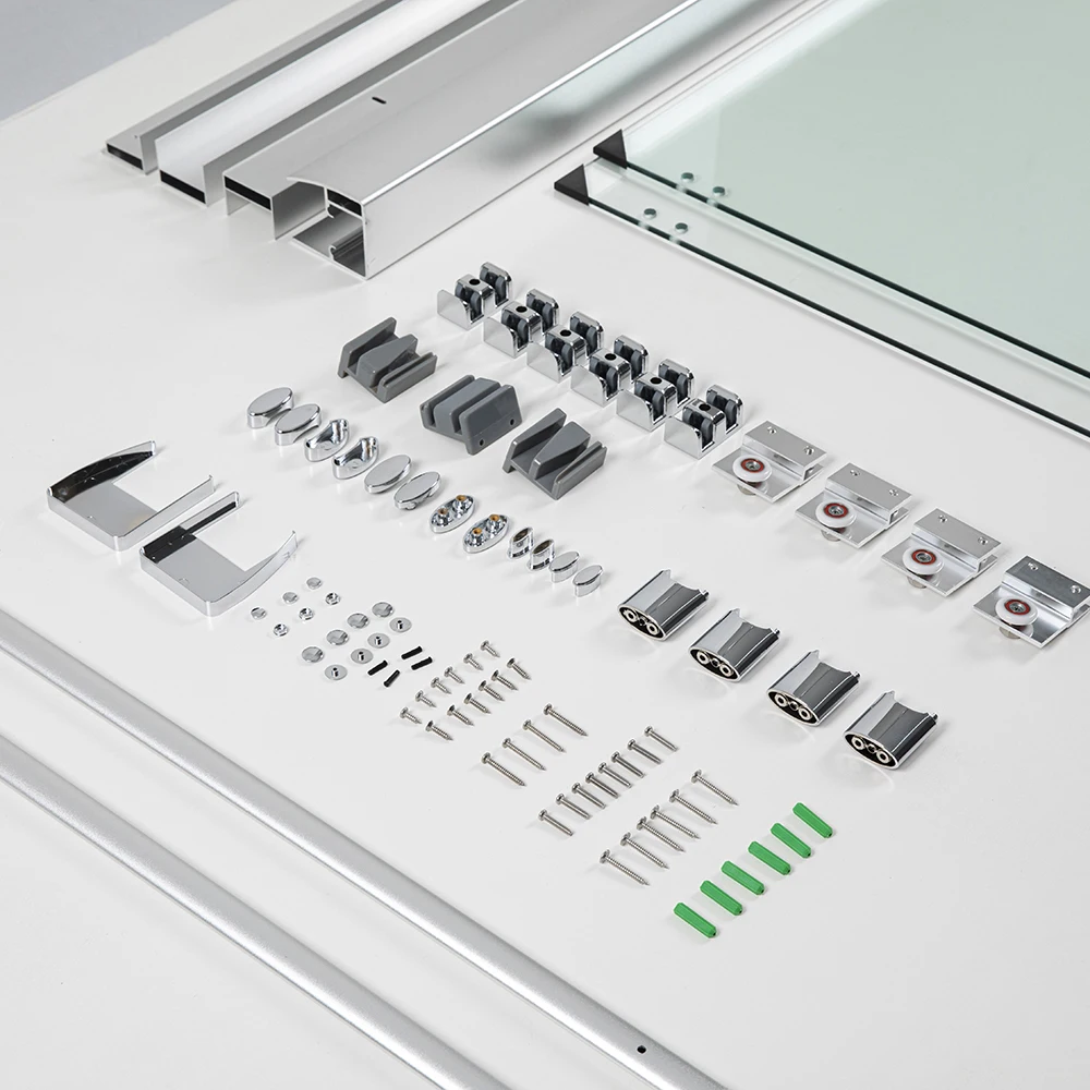 2022 New design High quality stainless steel enclosures aluminium sliding glass room shower door hinges