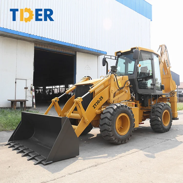 TDER Gold Supplier 3ton backhoe loader 4x4 chinese backhoe loader