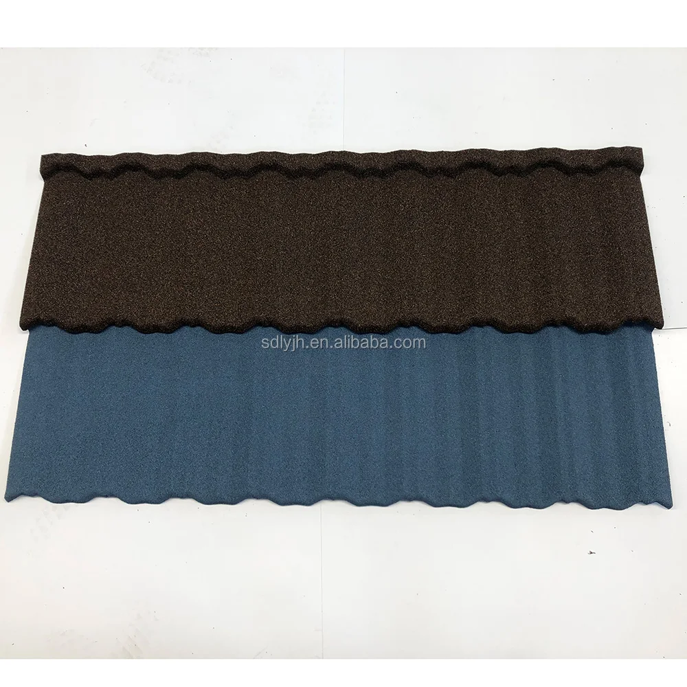 high quality Colorful Metal Sheet Stone Coated Steel Roofing Tile
