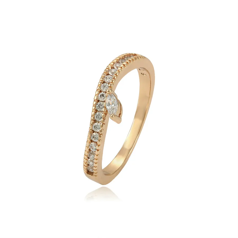 15299 xuping shopping online top grade delicate 18k gold plated 2 gram ring