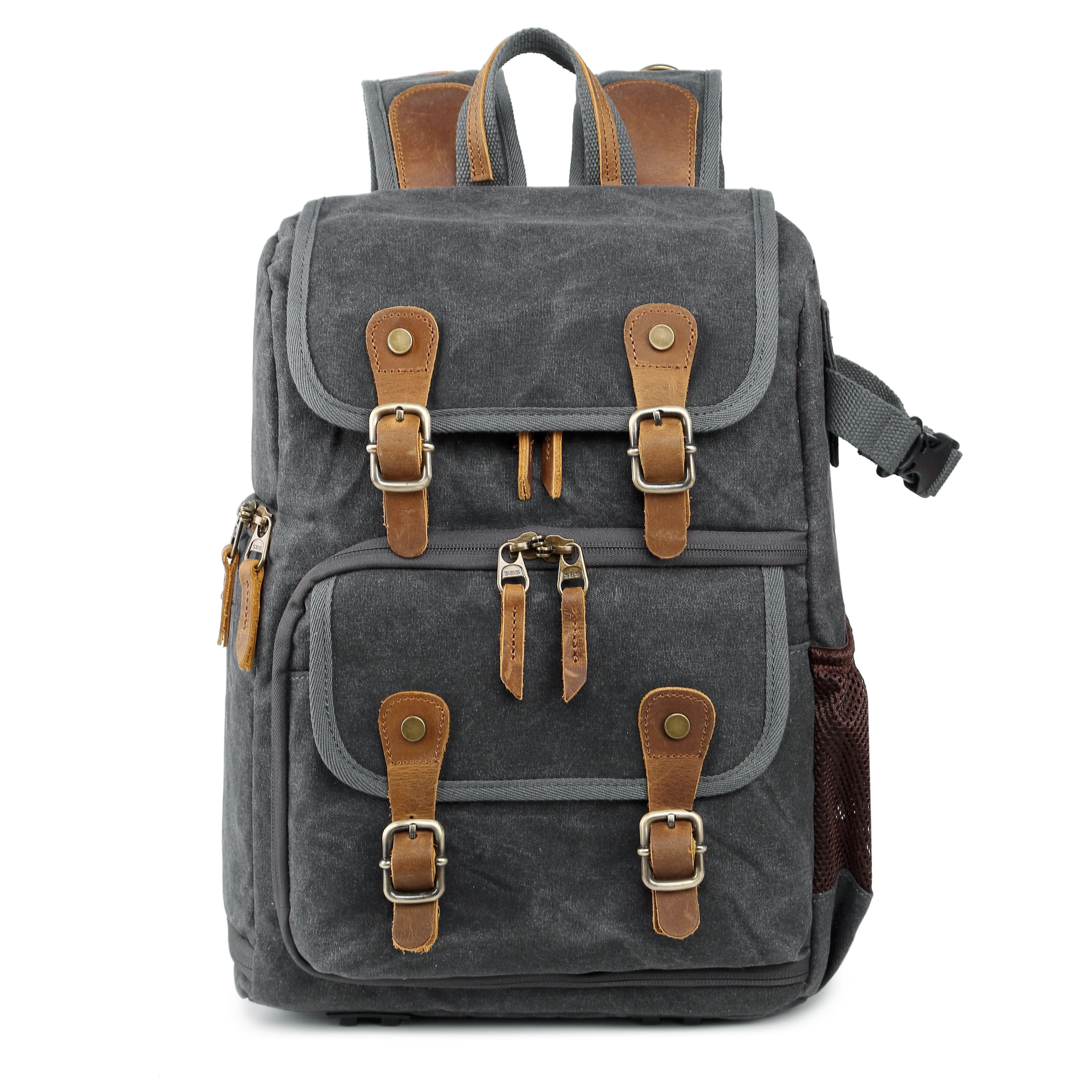 
Best selling Liansheng Khaki canvas leather waterproof leisure neoprene camera inner bag for men travel 