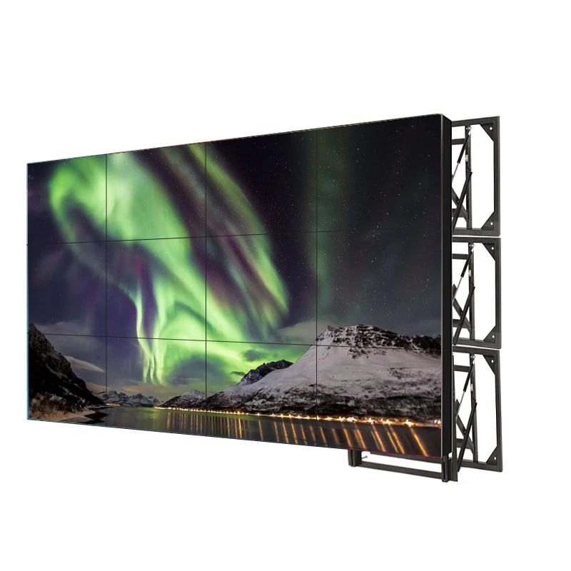 
46 inch 3.5 mm bezel 500 nits indoor ultra narrow seamless videowall TV HD display advertising screen LCD video wall 