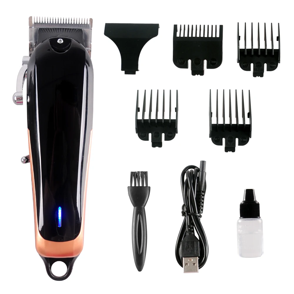 LIDOW Wholesale Adjustable Blade Hair Clipper Professional Barber Rechargeable Electric Hair Trimmer Manufacturer