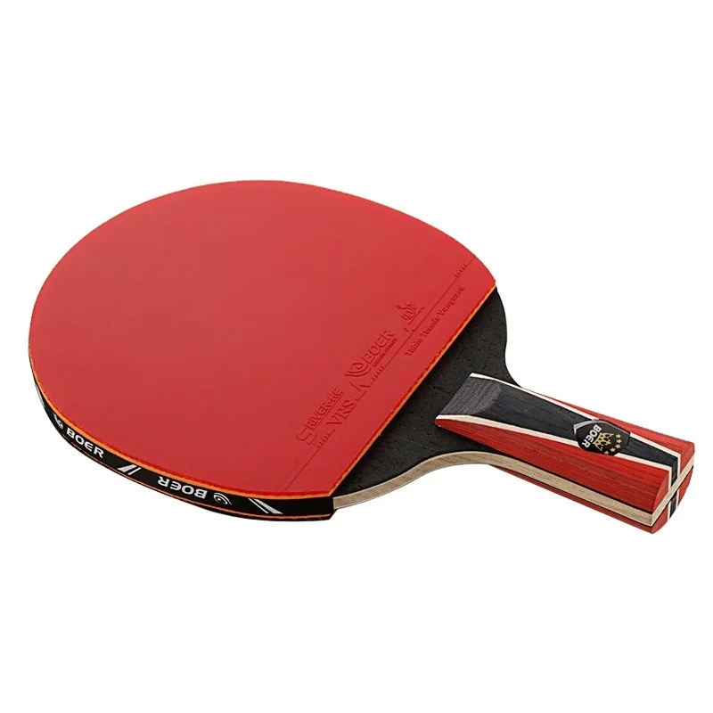 Table Tennis Bat Professional Carbon Fiber Rubber Table Tennis Bat for School Training