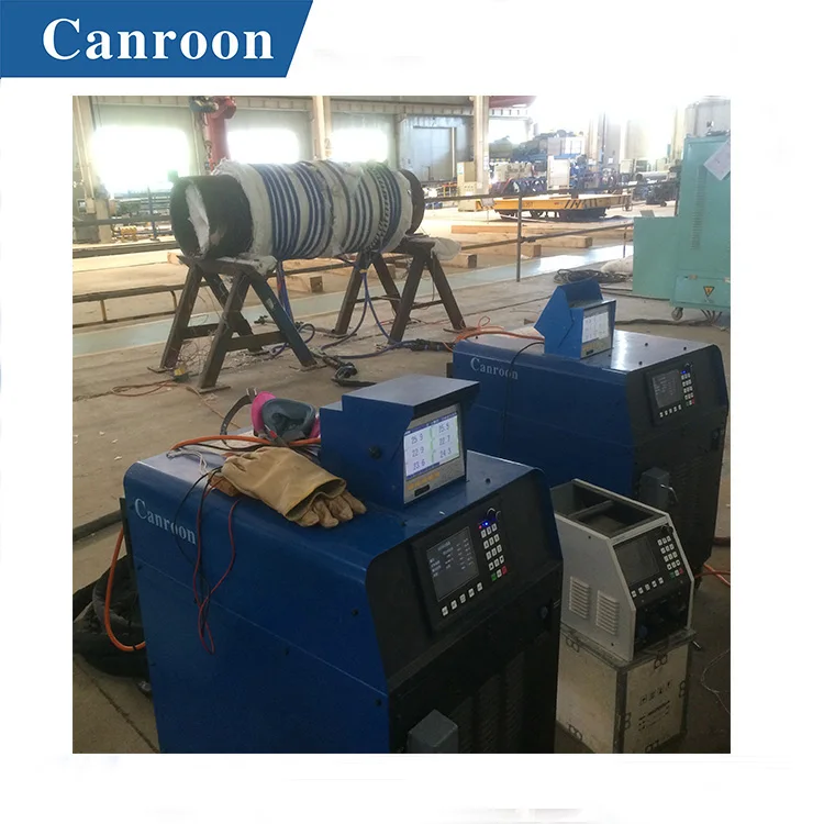 high efficiency for Welding Preheat and post welding heat treatment mobile induction heater with universal wheels