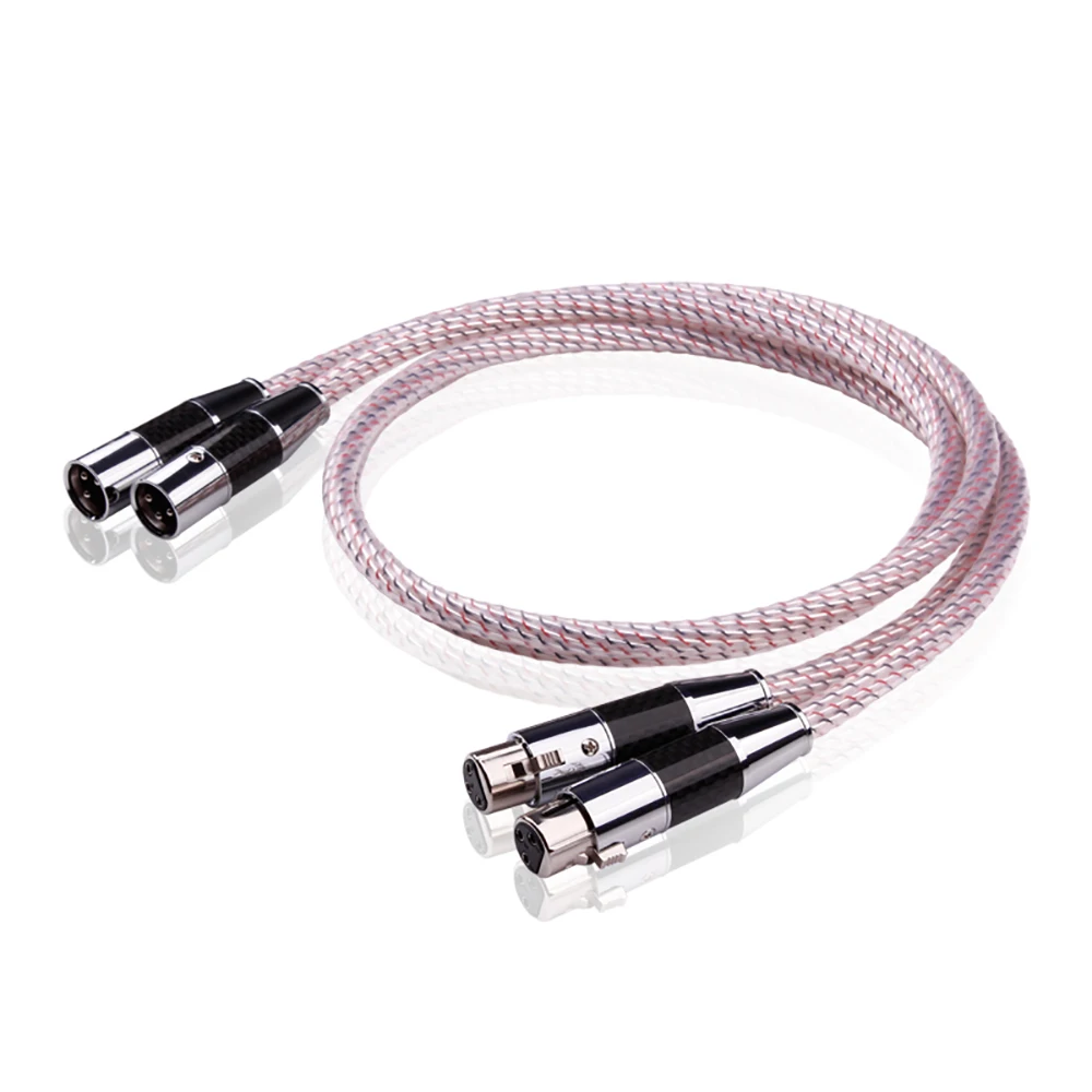 2 XLR cable 3 Pin Female/male Hifi Microphone Cable audio jack Dual XLR snake Cable  for Amplifier Mixing Console