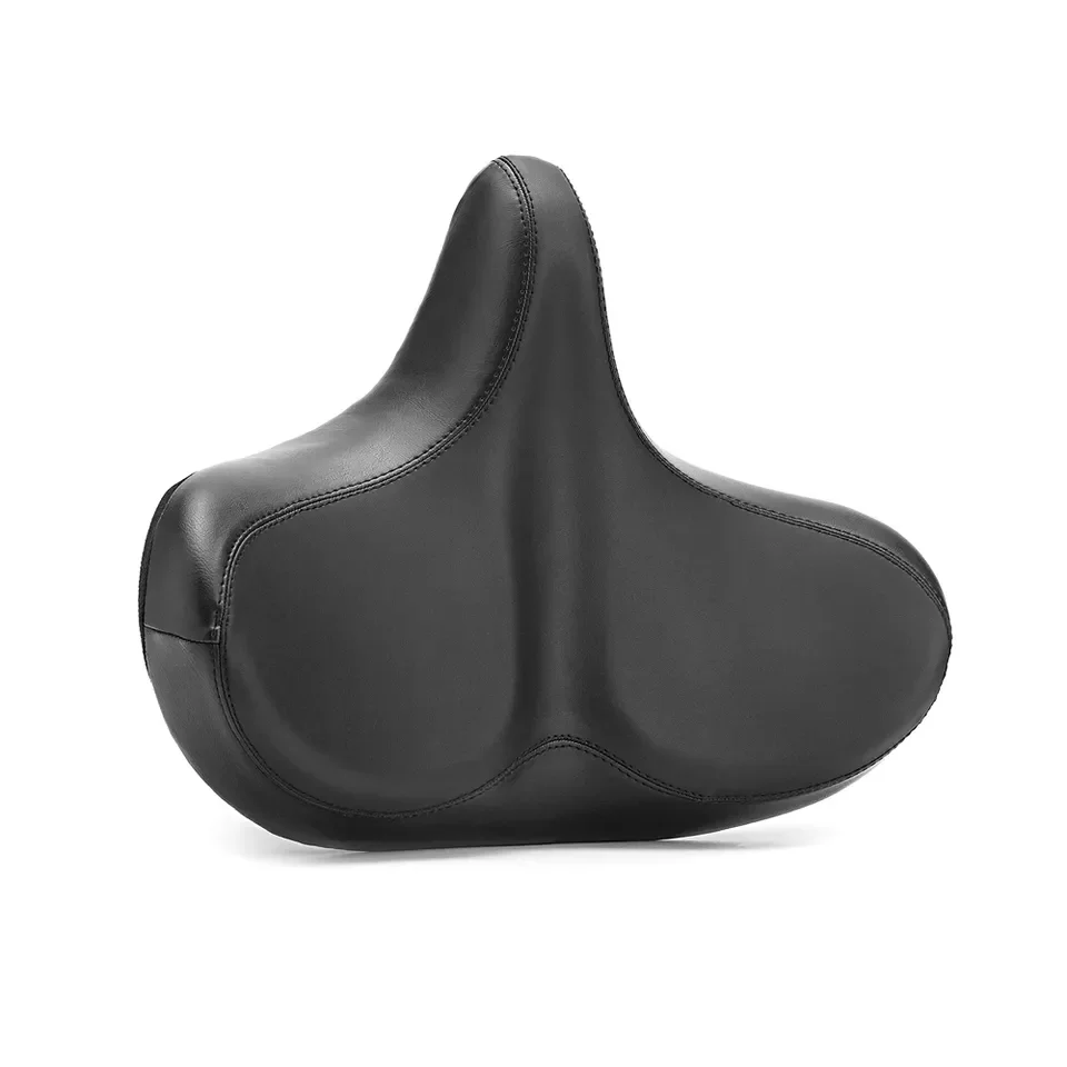 Mountain Cycling bike accessories oversize Thickened comfortable PU leather Bicycle big Bum Spring Saddle hollow Seat Cushion