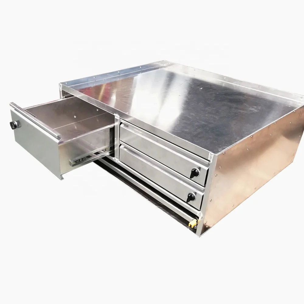 Galvanized steel heavy duty ute under tray drawer tool box