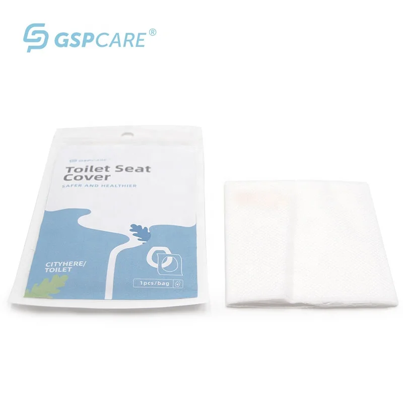 OEM Accept Wholesale ten-pieces Pack Hotel flushable disposable toilet seat cover PP for travel