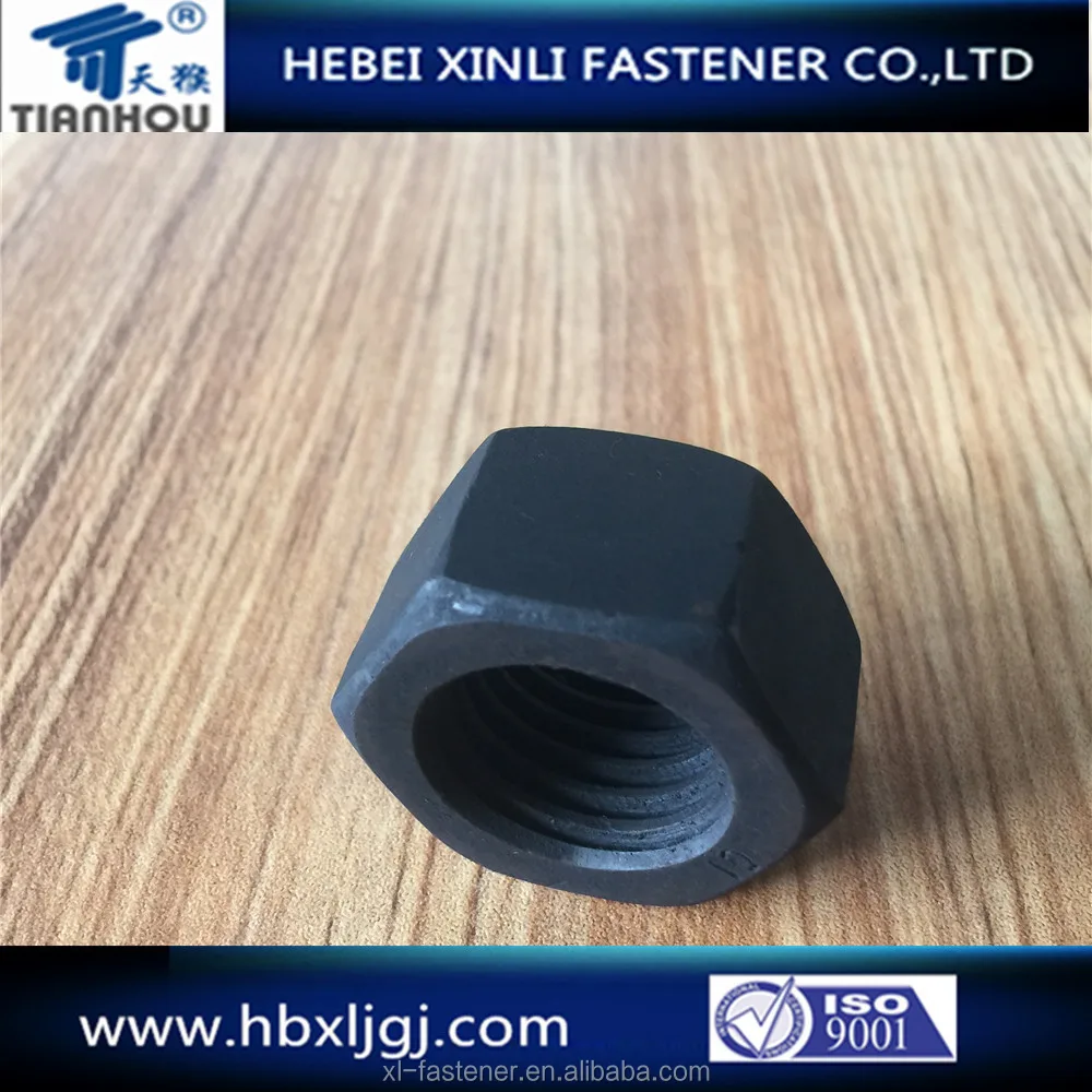Source Manufacturer DIN934 Hex Nut Grade 8 High Tensile Carbon Steel M24 Metric DIN934