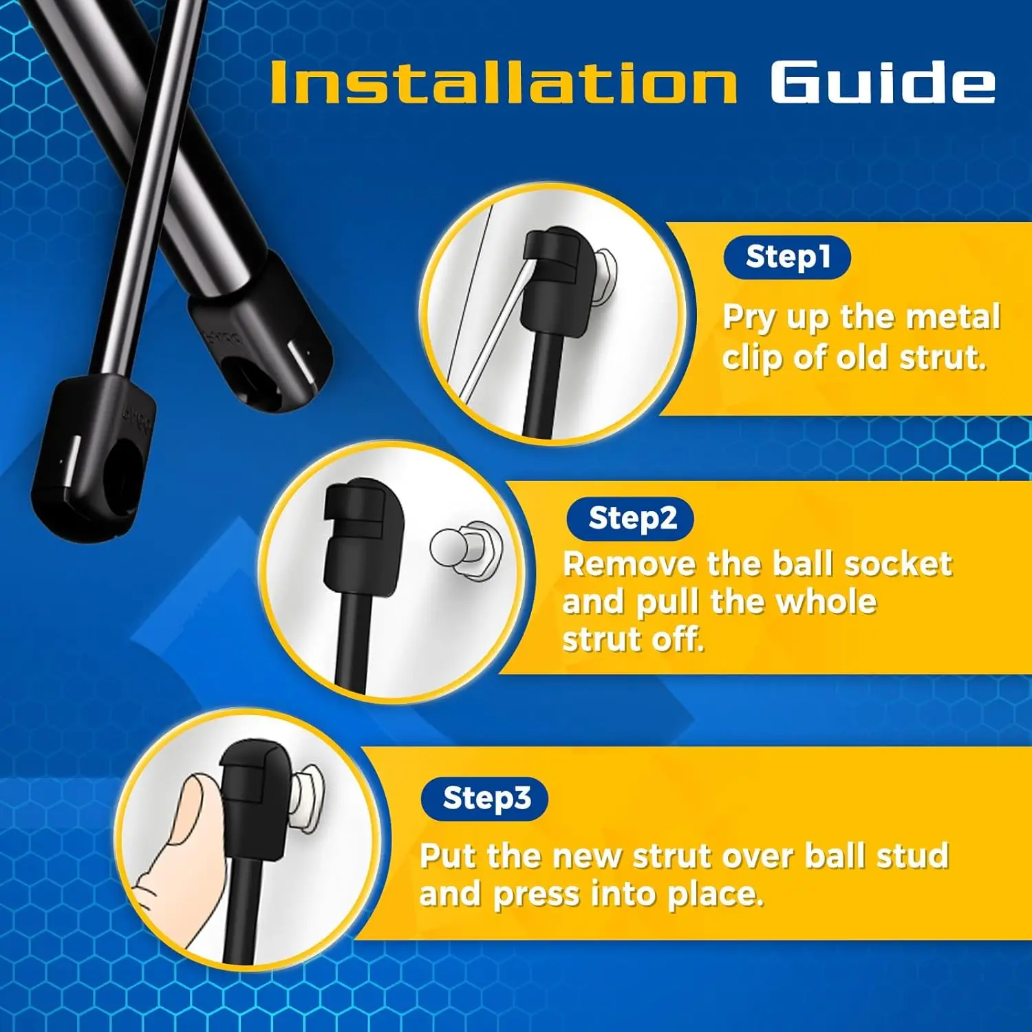Jeep Grand Cherokee Rear Glass Window Steel Gas Lift Strut Quality Gas Spring Gas Shock Lift Support