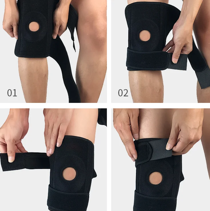 Spring protector knee pad Outdoor basketball football cycling and weightlifting gear sport knee protector