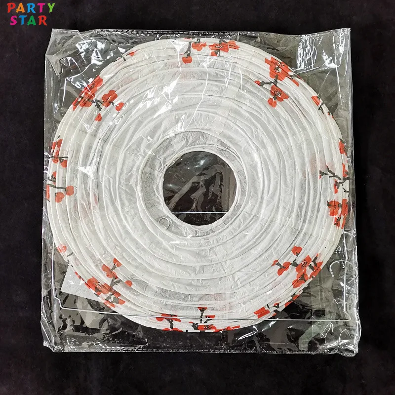 Wholesale Customized Home Festival Party Wedding Decoration Chinese Retro Plum Paper Lanterns