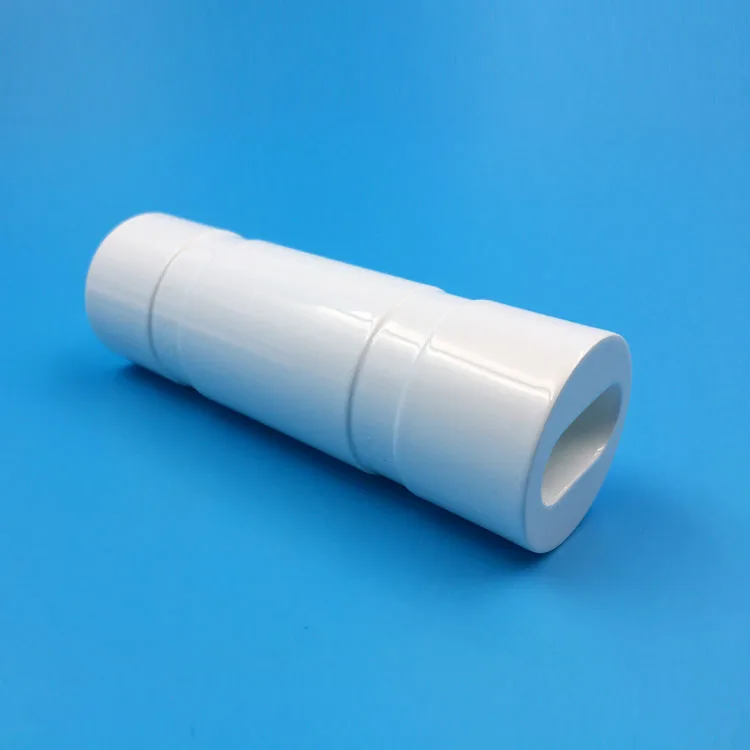 99% Alumina Round Ceramic Laser Cavity Reflector for Single Rod Single Lamp