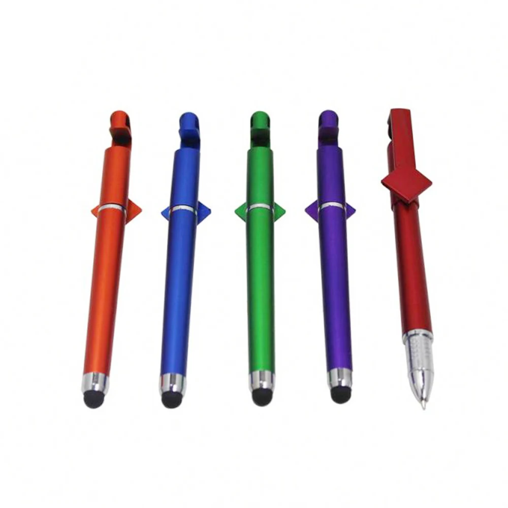 Multifunction Plastic ballpoint pen touch screen pen mobile stand pen