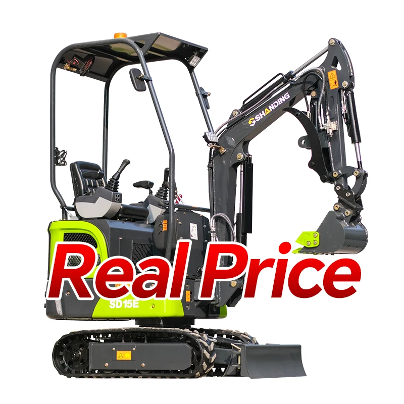 Real Price Free Shipping 2 3ton Small excavator 1t 2t small digger Farm Kubota Engine Mini Crawler Excavator