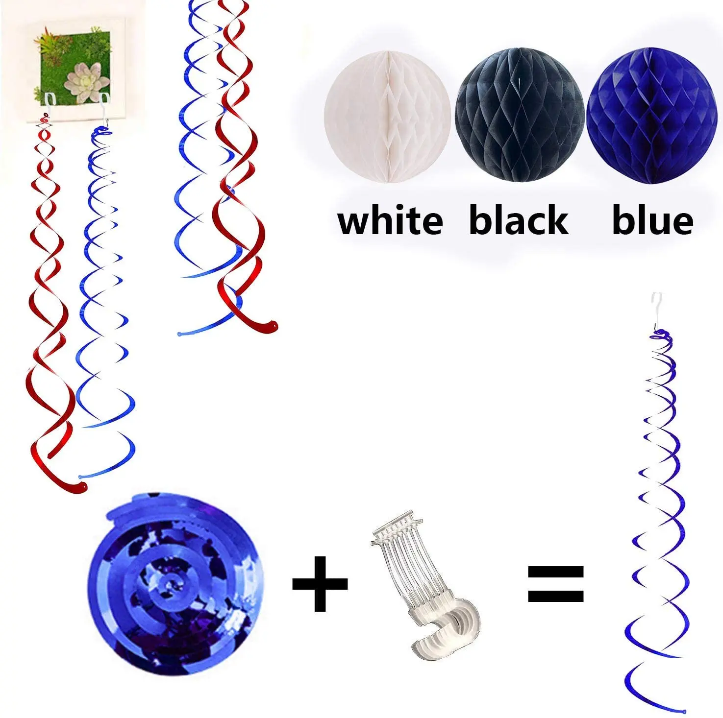 Navy Blue Rose Gold Birthday Decorations Happy Banner foil Balloons 30th 40th 50th Women Grils