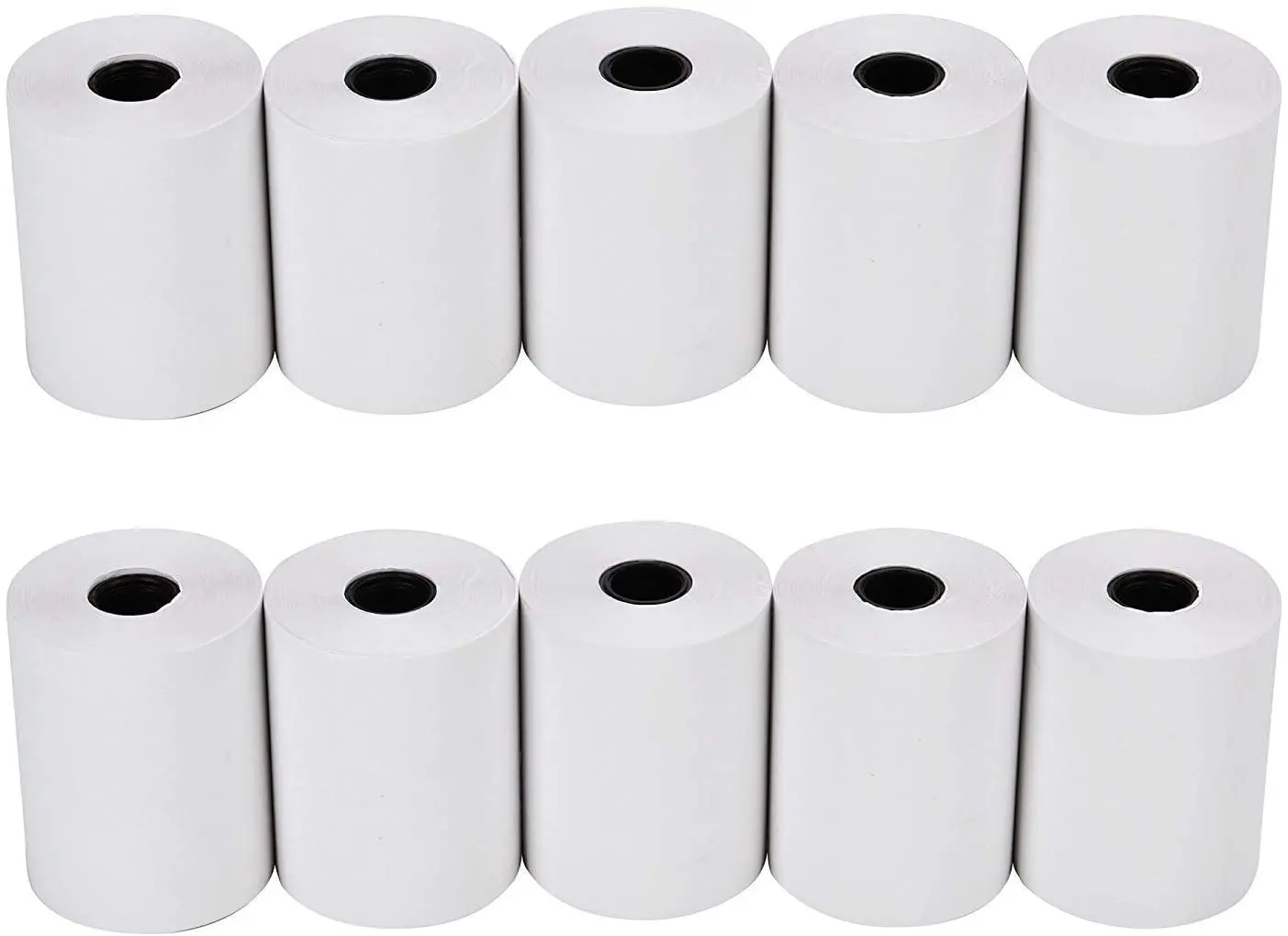 TENGEN 57x40mm/57x50 mm POS Cash Register Roll Thermal Receipt Paper White Cash Register POS Receipt Paper (50 Rolls)