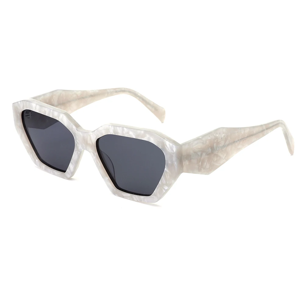 VIFF MB1064 OEM ODM Shades Eyewear Gafas De Sol Factory Manufacturer Handmade Luxury Style Polarized Marble Acetate Sunglasses