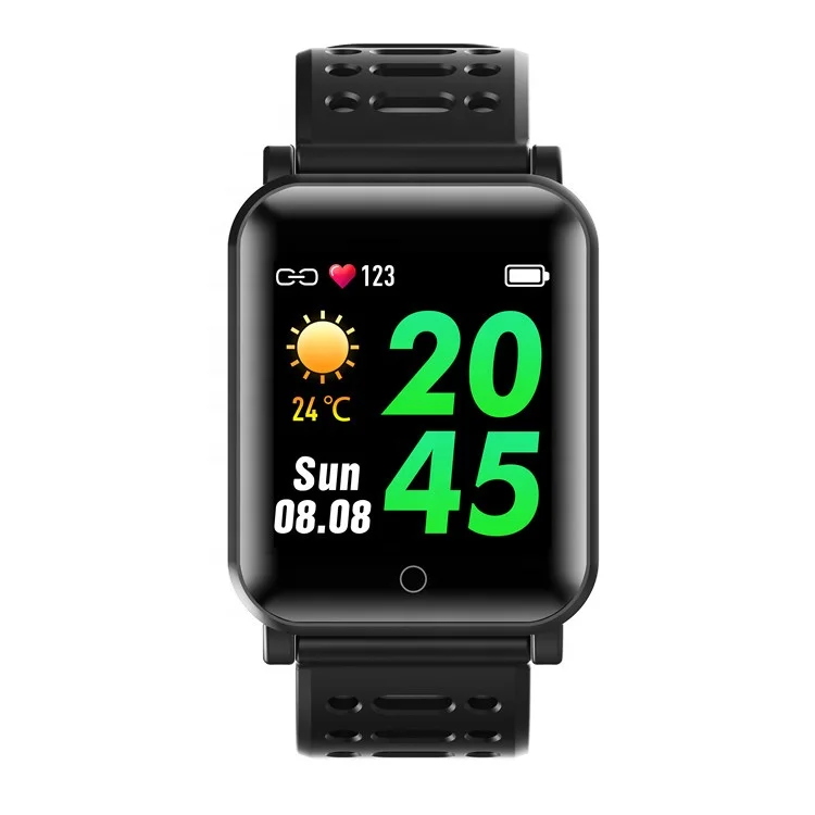 Высокое качество Ip68 Gps водонепроницаемые умные часы с цветным Tft дисплеем