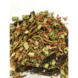 Frozen product mix fruit vegetables and edible insects dried for sale