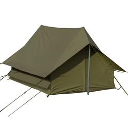 Amazon Hot Selling Rainproof House 2-person Army Tent Double Layers Outdoor Camping Tent Waterproof