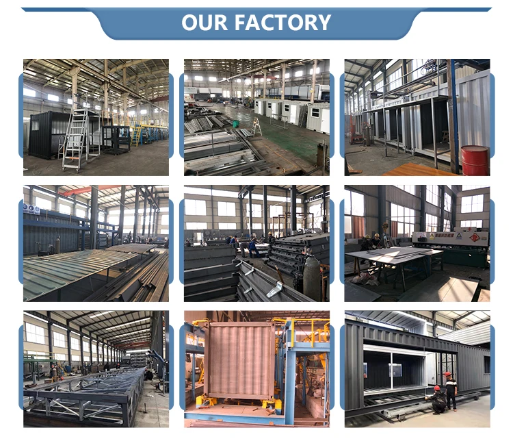 Prefab Storage Cabin Kit Folding Portable Container Warehouse Tiny House Prefabricated Modular Container