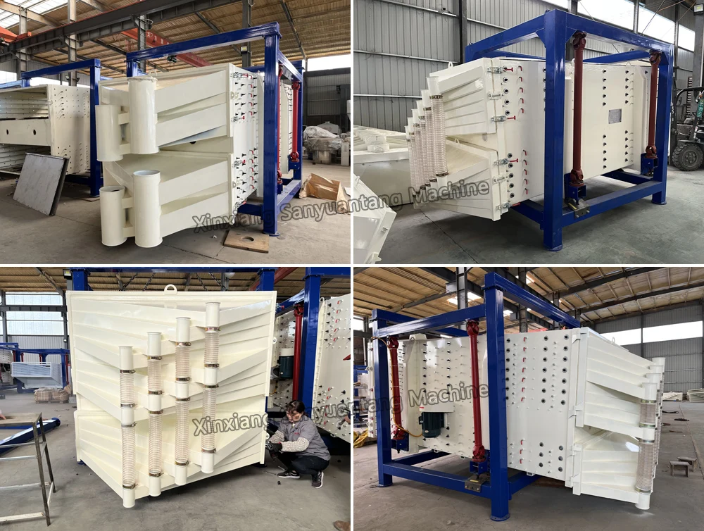 Sand Sifting Gyratory Screen Vibrating Linear Vibrating Sieve Classifier Sand vibrating sieve machine For Garnet Sand Silica