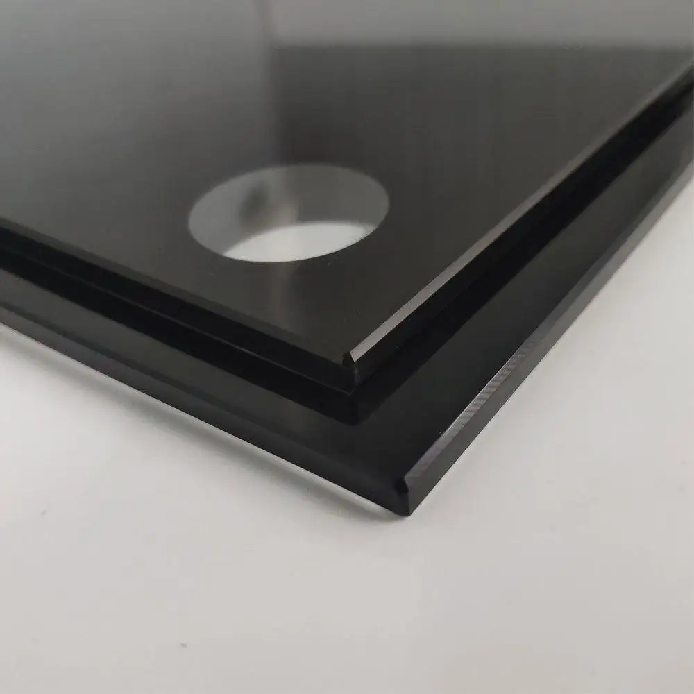 China Manufacture Quality custom-Made protector clear tinted black grey rawRaw 4ft x 8ft plain glass sheets for auto sunroof