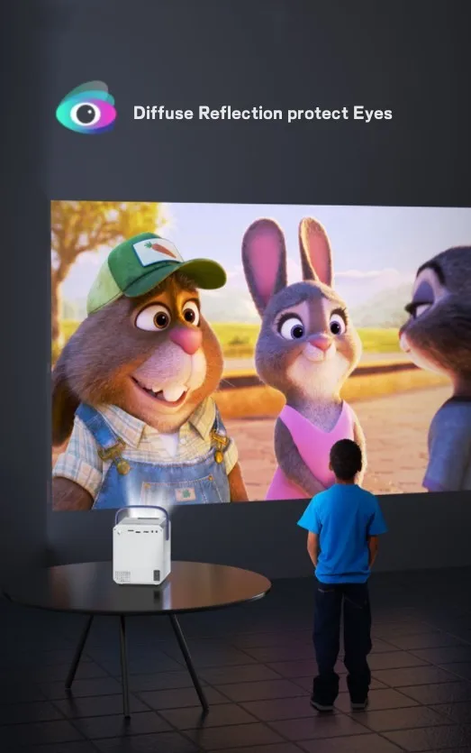 Anxin op01 smart mini projector 4k portable home theater Android wifi wireless proyector most selling product in alibaba