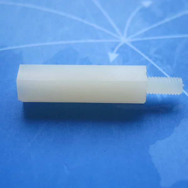 Высококачественная Черная опорная стойка nylon66 с шестигранной агональной резьбой