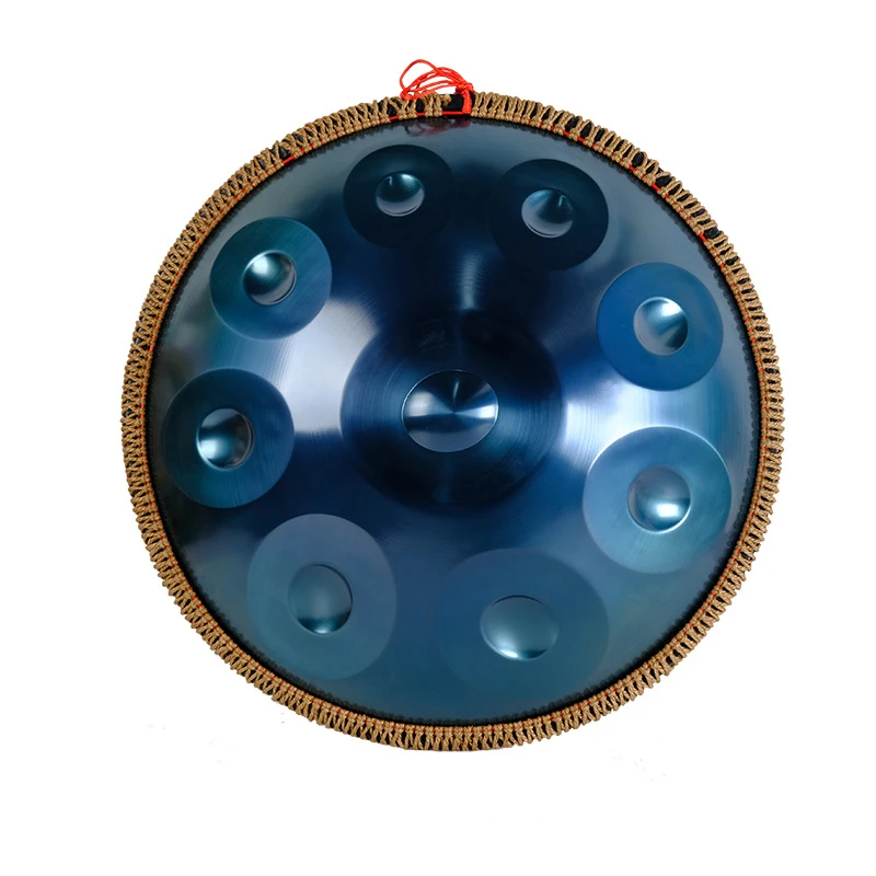 handpan drum instrument 22 inches Handpan In D Minor 9 Notes Steel Hand Drum with Soft Hand Pan Bag Hand Pan Steel Drum