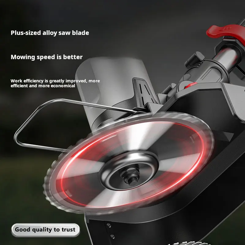 Electric Mower small household handheld weeding machine rechargeable lawn pruning lithium battery grass trimmer Agricultural