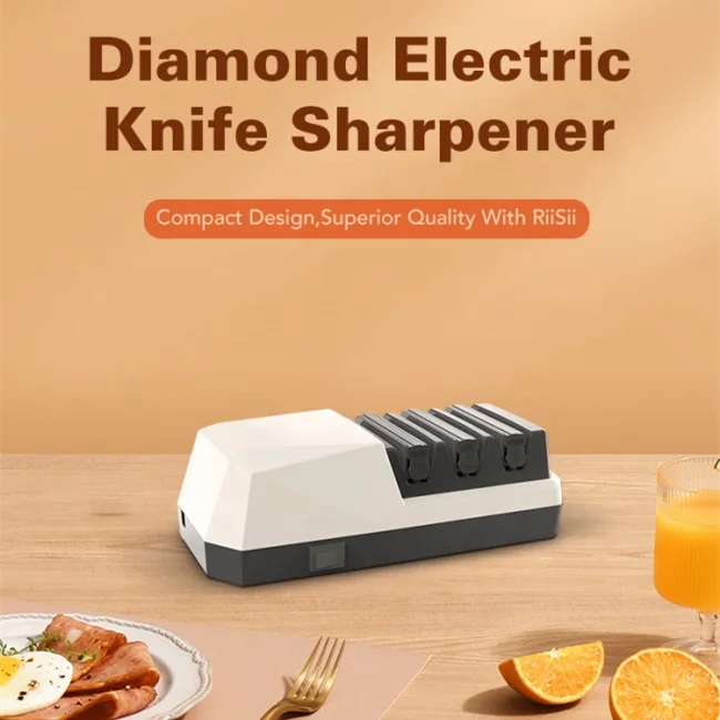 Hot New Electric Knife Sharpener Automatic Household Professional Kitchen Knife Sharpener