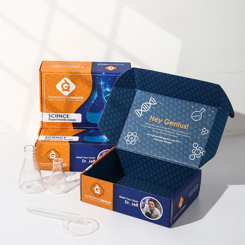 Custom Logo Packaging  Cardboard Bottle,Clothing,Shoes Corrugated Paper Shipping Boxes