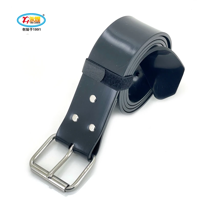 Wholesale1.4M  Silicone diving weight with stainless steel buckle free diving weight with scuba diving lead belt