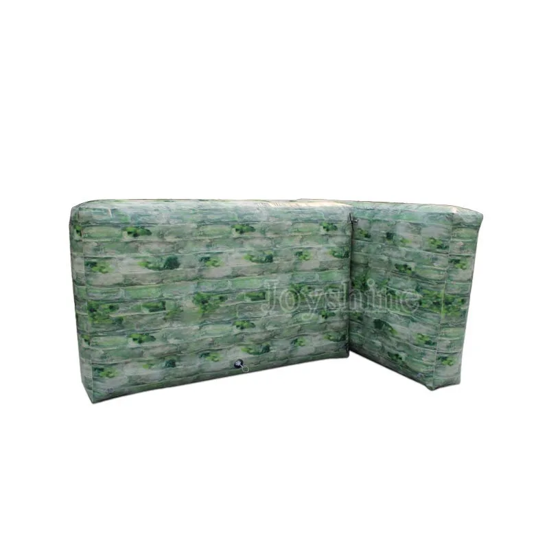 Broken Wall Inflatable Tag Obstacle Camo X Bunkers Obstacle Barricades Set Paintball Bunker Inflatable Wall