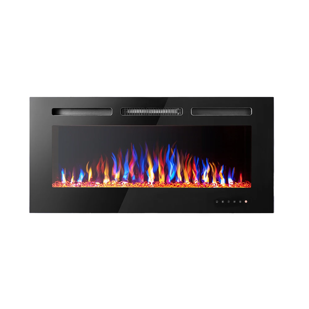 High quality 3D flame effect fireplace electric heater  touch control modern electric fireplace