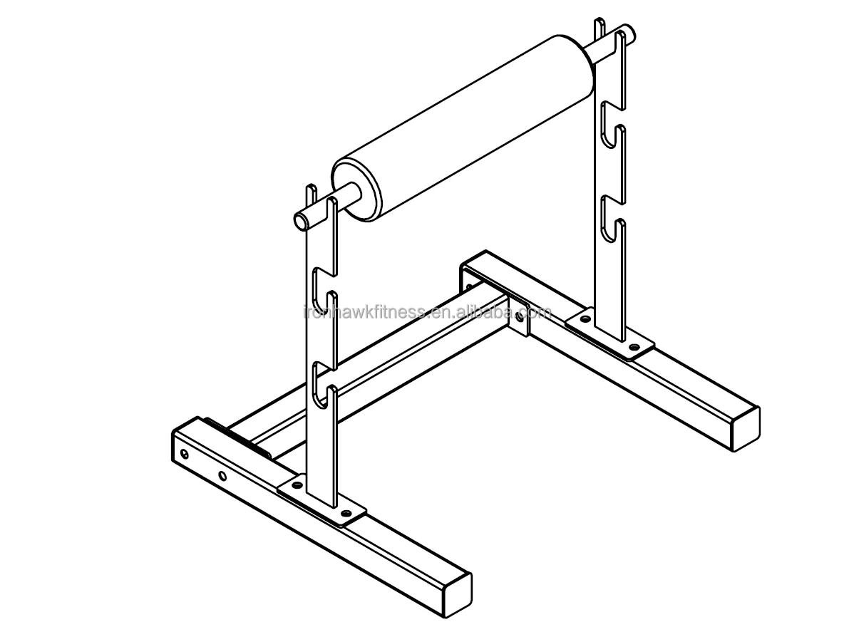 IRONHAWK Fitness Wholesale Hot Sale High Quality Fitness Equipment Single Leg Squat Roller Stand